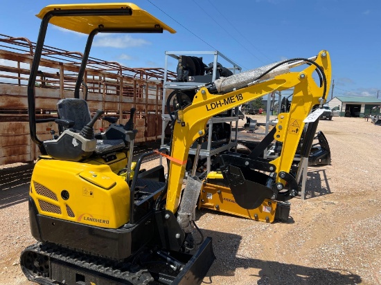 LDHME18 Mini Excavator Gas Powered Unused