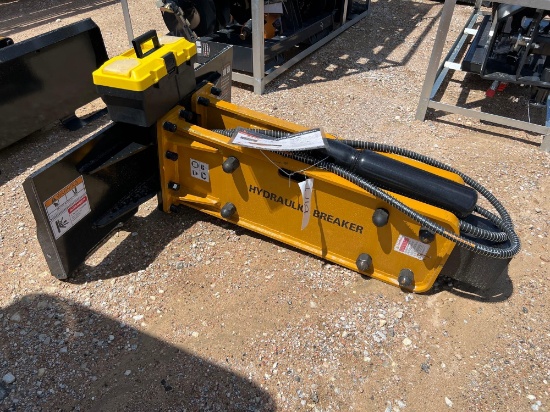 Unused ZW750 Hydraulic Breaker for Skid Steer