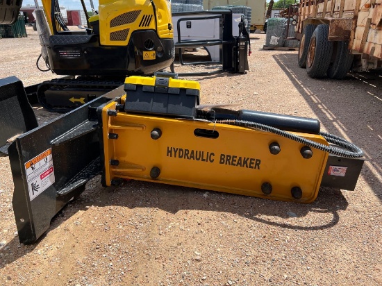 Unused ZW750 Hydraulic Breaker for Skid Steer
