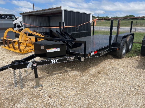 2025 MC Welding Trailer 6' x 14' Unused Tandem Axle - All Steel VIN 92154 MSO, $25 Fee Plus