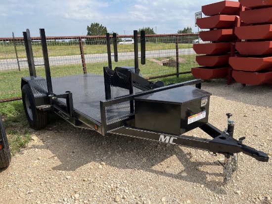 2025 MC Welding Trailer 5' x 10' Unused Single Axle - All Steel VIN 92085 MSO, $25 Fee Plus