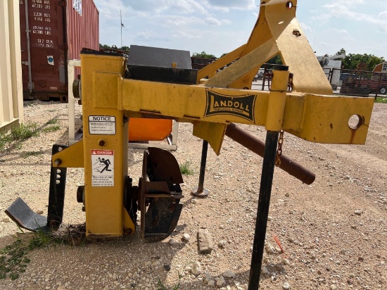 D10D Landhonor Whirl Wind Terrace Plow Missing Front 1/2 of Drive Shaft