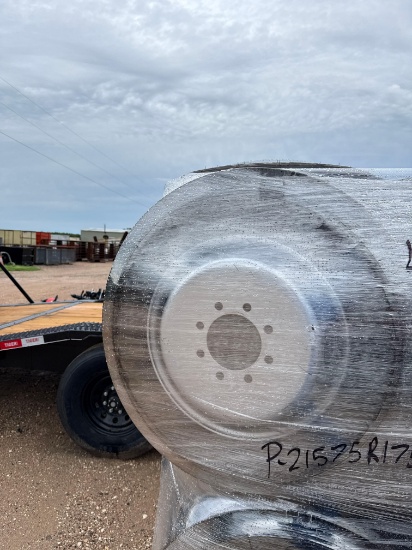 9 - Provider ST 215/75 R 17.5 Trailer Tires on 8 lug 4.76 Center Dual Wheels NINE TIMES THE MONEY