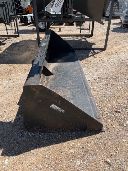 Used Industrias America 96" Bucket for Skid Steer Good Condition