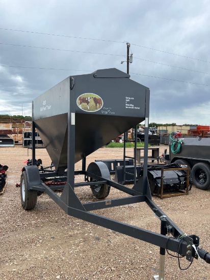 Industrias America 4950 Bulk Feed Trailer Holds 4,950lbs Corn NoTitle