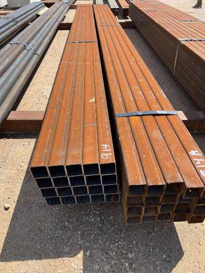 New 3 x 3 12 Gauge Square Tubing 25 Pieces 20' Long 500 Feet Total SOLD BY THE FOOT 500 TIMES THE