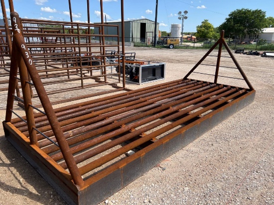 Unused 16' Cattle Guard with Wings