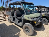 2020 Can Am Defender Crew ProBox Top. Stereo. Cracked Windshield 700 Hours VIN 01596 Title, $25 Fee
