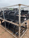 Unused 72'' Skid Steer Rock Bucket Grapple SOLD ONE PER LOT