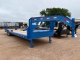 2025 MC 102 x 32' Drive Over Fender Equipment Trailer 2 x 8,000lb Axles 17.5 Tires and Spare Stand