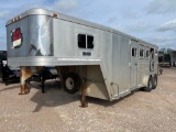 1994 Feather Light 4 Horse Slant Trailer Dressing Room VIN 17447 Title, $25 Fee SLOW TITLE