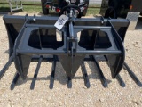 Unused 64'' 9 Tine Manure Fork for Skid Steer