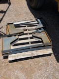 Blank Open Center Skid Steer Attachment Plate SOLD ONE PER LOT