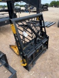 CL Fab EZ Puller Tree Puller with New Cylinders, Skid Steer Mount Heavy Duty American Made