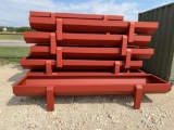Unused 28'' x 10' Metal Feed Trough SOLD ONE PER LOT