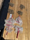 4 New 5/16 x 20' G70 Chains 4 New Ratchet Binders SOLD AS ONE LOT