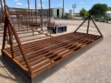 Unused 16' Cattle Guard with Wings