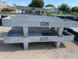 Unused 3' x 10' Cox Concrete Feed Trough SOLD ONE PER LOT