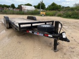 2024 Double A 83'' x 21' Manual Tilt with Cushion Cylinder 17' Tilt 4' Stationary 14 Ply Tires