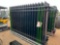 20 Pieces of 10' x 7' Steel Fence with 21 Post - Black SOLD AS ONE LOT