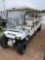 Club Car Golf Cart Gas Powered 3 Rows of Seats Plus Rear Facing Seat Runs No Title