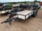 2025 Unused MC 83'' x 16' Utility Trailer Ramp Gate 2 x 3,500lb Axles One Brake VIN 92009 MSO, $25