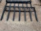 Clamp On 67'' 7 Tine Skid Steer Manure Forks SOLD ONE PER LOT