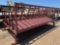 Unused Double Round Bale Feeder with Trough