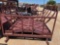 Unused Single Round Bale Feeder with Trough