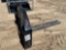 Unused Skid Steer Hydraulic Adjustable Pallet Forks with 60