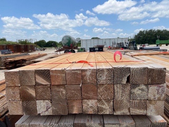 Bundle 4 x 4 x 8' Douglas Fir Timber SOLD BY THE BUNDLE
