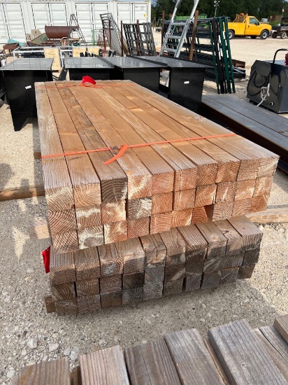 Bundle of 4 x 4 x 8' Douglas Fir Timber SOLD BY THE BUNDLE