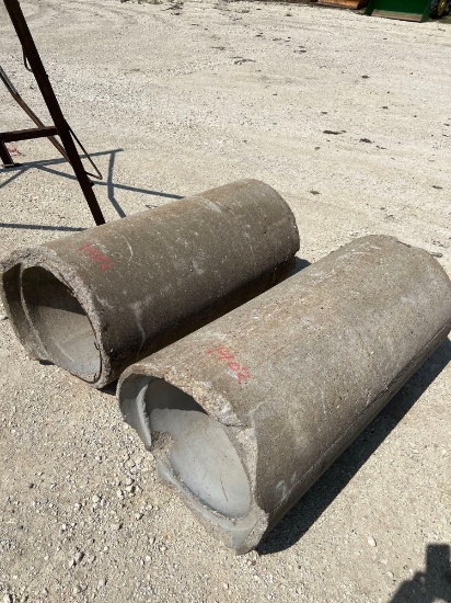 2 Pieces Concrete Pipe