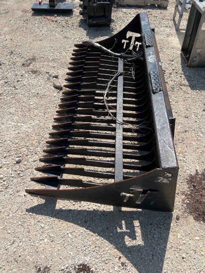 Skid Steer Rock Bucket - Warped