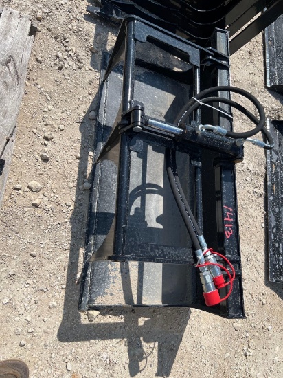Mini Skid Steer Flat Bottom Grapple Bucket