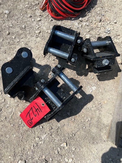 4 - Mini Excavator Quick Hitches SOLD AS ONE LOT