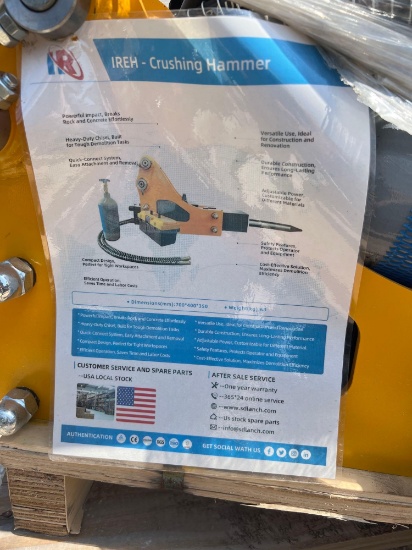 Mini Excavator Hydraulic Breaker SOLD ONE PER LOT