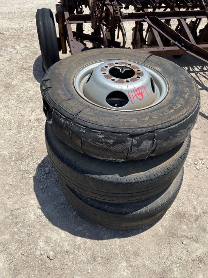 3 - 16'' Dual Trailer Wheels SOLD AS ONE LOT