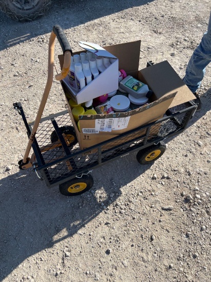 Cart and Garden Supplies