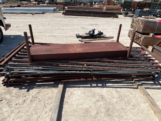 Misc 10' Panels and Feeder SOLD AS ONE LOT