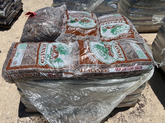 Pallet of Cedar Mulch