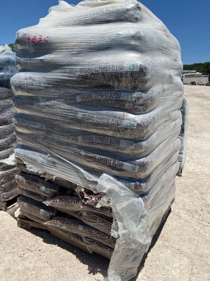 Pallet of Cypress Mulch