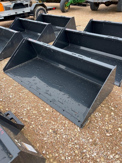 Unused 78'' Skid Steer Bucket SOLD ONE PER LOT
