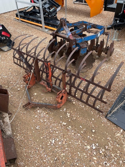 5' 3PT Homemade Stick Rake