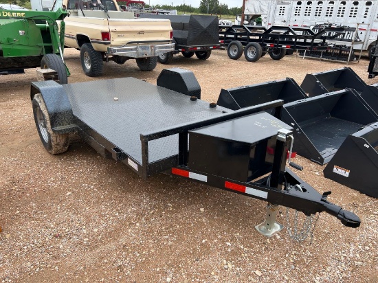 Unused 2025 5' x 10' Welding Trailer All Steel 1 x 5,200lb Axle VIN 24559 MSO, $25 Fee Plus