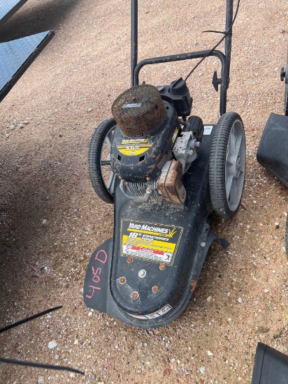 Yard Machines Push Wheed Trimmer