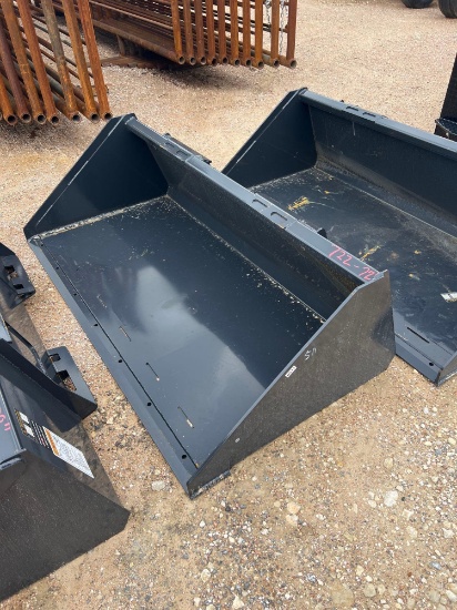 Unused 72'' Skid Steer Bucket