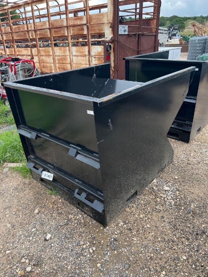 Unused 2 Yard Skid Steer Trash Dumpster