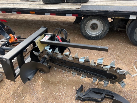 Unused JCT Skid Steer Trencher