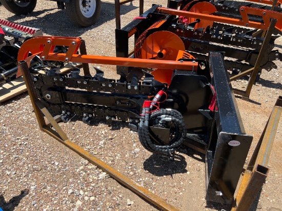 Unused Skid Steer Trencher SOLD ONE PER LOT